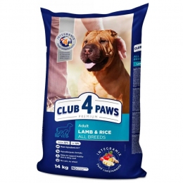 Акция Club 4 paws (Клуб 4 лапы) Для собак всех пород с ягненком и рисом - Similar products