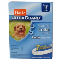 Ultra Guard Hartz H80478 ошейник для щенков от блох и клещей -  Средства от блох и клещей для собак -   Действующее вещество: Тетрахлорвинфос  