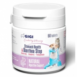 Таблетки GIGI Stomach Health&Diarrhea Stop (Ветсорбин) для нормализации работы ЖКТ, 60 шт - Similar products