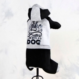Комбинезон Пижон трикотаж на флисе (мальчик) -  Демисезонная одежда для собак 