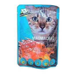 Miaomi консервы для котов с креветками Пауч 85г 5шт 74209 -  Влажный корм для котов -  Ингредиент: Креветки 
