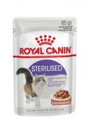 Royal Canin STERILISED JELLY для стерилізованих кішок і кастрованих котів в желе -  Корм для кішок з нирковою недостатністю -    