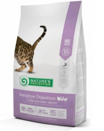 Nature's Protection Sensitive Digestion Adult food for cats чутливе травлення корм для дорослих котів 2кг -  Сухий корм для кішок Nature's Protection   