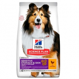 Hill's (Хиллс) Science Plan Adult Medium with Chicken Сухой корм  для собак средних пород с курицей -  Корм для собак Hills (Хиллс) 
