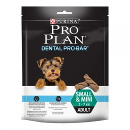 Pro Plan Dental Pro-bar Small and Mini Adult Лакомства для здоровья зубов у собак малых и карликовых пород 150г - 