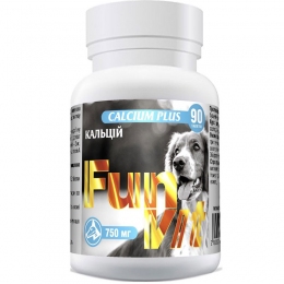 Вітаміни FunVit Calcium Plus для собак 90 таблеток - Харчові добавки та вітаміни для собак