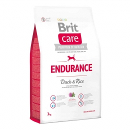 Brit Care Endurance Duck&Rice для активных собак -  Сухой корм для собак -   Ингредиент: Утка  