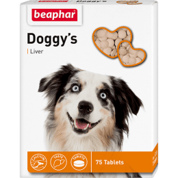 Doggy’s + Liver Добавка зі смаком печінки 75тб -  Мультивітаміни - Beaphar     