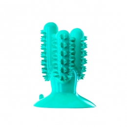Кактус на присоске 11 см - Игрушка для чистки зубов собак