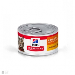 Hill's SP Feline Adult Chicken консервы с курицей для кошек 82г -  Влажный корм для котов - Hills     