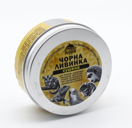 Чорна ливинка Flipper сушена, 100 г -  Корми для птахів - Flipper   