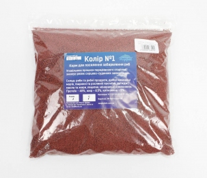 Цвет - корм для усиления окраски аквариумных рыб 1 кг -  Корм для рыб Золотая Рыбка     