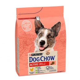 Dog Chow Active Adult 1+ сухий корм для собак із підвищеною активністю з куркою - 