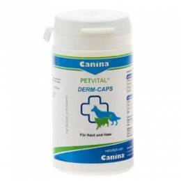 Petvital Derm Caps Canina для кожи и шерсти - Витамины для котов