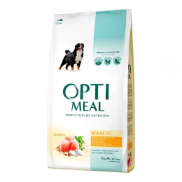 Optimeal для дорослих собак великих порід з куркою -  Сухий корм для собак -   Вага упаковки: 10 кг і більше  