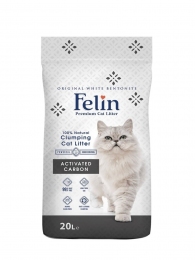 Наполнитель бентонитовый FELIN, 20л (17,2кг)  -  Наполнитель для кота - Felin     