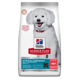 Сухой корм Hill’s Science Plan Adult Hypoallergenic Small&Mini для собак малых пород, с лососем, 1,5 кг. - 