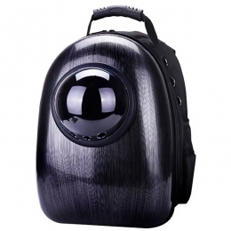 Рюкзак-ілюмінатор пластик 44х33х22 см чорний -  Сумки і перенесення для кішок -   Матеріал Пластик  