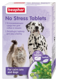 Таблетки Beafar No Stress Tablets Антистрес для собак та котів 20 табл. -  Ветпрепарати для собак - Beaphar   