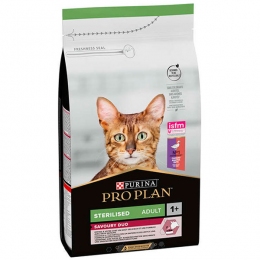 Pro Plan Sterilised Adult Sterilised Adult Duck with Liver Сухий корм для стерилізованих котів з качкою та печінкою -  Сухий корм для котів для контролю ваги 