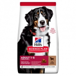 Hills SP can Adult LB L & R корм для взрослых собак крупных пород ягненок и рис 14кг 604373 -  Hills корм для собак 
