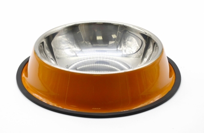 Миска металическая с резиновой кромкой Оранжевая 1000 мл. - Similar products