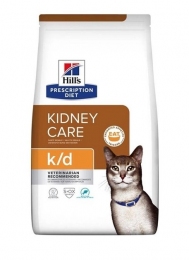 Hill's PD Feline K/D Tuna сухой корм для лечения почечной и сердечной недостаточности у кошек 1.5 кг -  Корм для кошек с почечной недостаточностью -    