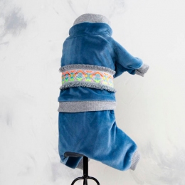 Комбинезон Колорит велюр (мальчик) -  Демисезонная одежда для собак 