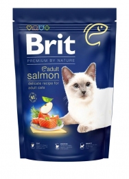 Brit Premium by Nature Cat Adult Salmon Сухой корм для кошек с лососем -  Корм Brit Care (Брит Кеа) для котов 