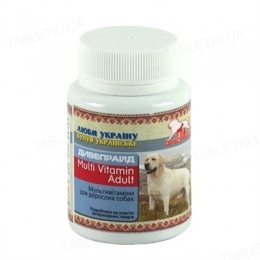 Дивопрайд Multi Vitamin Adult мультивітамінний комплекс для собак - Мультивітаміни для собак