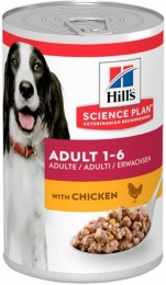 Hill's SP Adult Dog консерва для взрослых собак с курицей 370 г -  Консервы для собак Hill's 