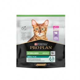 PRO PLAN Sterilised сухой корм для стерилизованных кошек с индейкой и рисом -  Корм для выведения шерсти Pro Plan   
