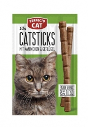Perfecto CAT палички з куркою і кроликом ласощі для котів - 