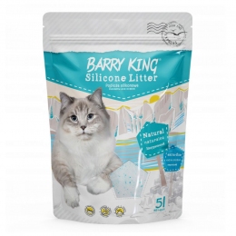 Barry King Natural Extra-fine силікагелевий наповнювач для котів 5л 145109 - Наповнювач для котячого туалету