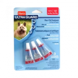 Hartz UltraGuard Капли 3в1 от блох и клещей для собак и щенков -  Средства от блох и клещей для собак - HARTZ     