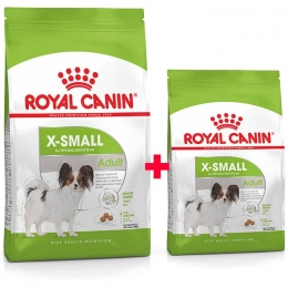Акция Сухой корм Royal Canin X-Small Adult 1,5кг + 500г в подарок -   