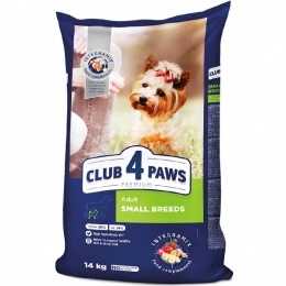 Club 4 Paws Premium Adult Active Small Breeds сухой корм для собак малых пород с курицей -  Сухой корм для чихуа-хуа 