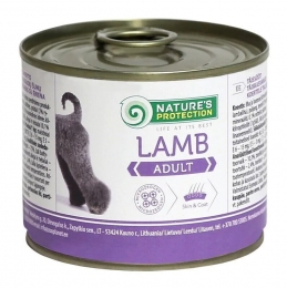 Корм Nature's Protection Adult Lamb для взрослых собак всех пород с ягнятиной. 200 гр. -  Корм для собак премиум класса - Nature's Protection   