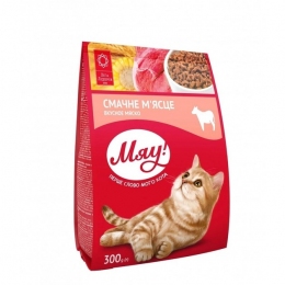 МЯУ корм для котов с карасиком -  Сухой корм для кошек -   Ингредиент: Рыба  