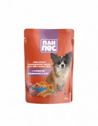 Влажный корм Пан-пес, для собак, с говядиной в соусе, 100г - Similar products