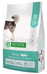 Корм Nature's Protection Senior All breeds для пожилых собак с птицей 4 кг. -  Корм для собак премиум класса - Nature's Protection   