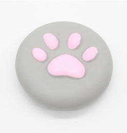 Игрушка для собак пончик лапка латекс серая 7см -  Игрушки для собак -    