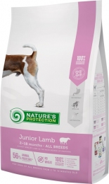 Корм Nature's Protection Junior Lamb All breeds для собак юниоров с ягненком 2 кг. -  Корм для собак премиум класса - Nature's Protection   