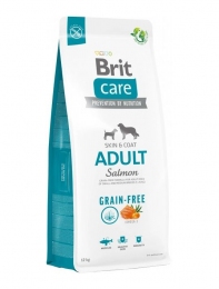 Brit Care Dog Grain-free Adult Сухий корм для дорослих собак маленьких та середніх порід з лососем 12 кг -  Корм для собак супер преміум класу -    
