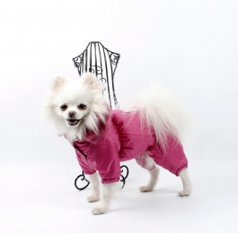 Комбинезон Малинка на силиконе (девочка) - Одежда для собак