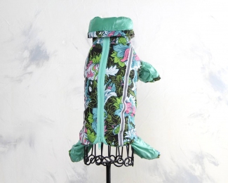 Набір Фрезія жилет силікон + комбінезон велсофт зелений (дівчинка) - 