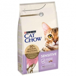 Акция! Cat Chow Sensitive Сухой корм для кошек с чувствительным пищеварением, 1,5 кг - Similar products