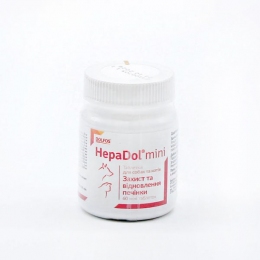 Dolfos (Дольфос) HepaDol mini 60 таб Гепатопротектор для собак и кошек - Сорбенты и препараты для лечения печени у собак