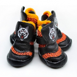 Ботинки для собак летние оранжевые 1092 -  Обувь для собак 