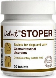 Стопер против диареи у собак и кошек Долфос 30 табл -  Ветпрепараты для собак - Dolfos     